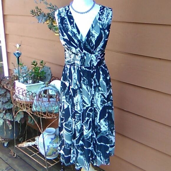 Coldwater Creek Wrap Front Dress - Picture 1 of 12